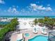Breathtaking beach and ocean views from the balcony, complete with a swimming pool at 6512 Midnight Pass Rd # 301, Sarasota, FL 34242