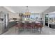 Spacious updated kitchen boasts stainless appliances and large island at 7160 Myakka Valley Trl, Sarasota, FL 34241