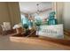Elegant decor featuring coastal-themed accents, glassware, and a decorative tray at 8531 Imperial Cir, Palmetto, FL 34221