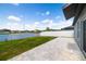 Enjoy this tranquil view of the pond from the backyard patio and grassy area at 8656 40Th E Cir, Palmetto, FL 34221