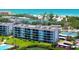 Waterfront condos boast lush landscaping, a community pool and pond views at 8897 Midnight Pass Rd # 407, Sarasota, FL 34242