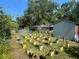 Large backyard area with thriving plant life showcasing the opportunity for a beautiful garden at 12127 Hunter Ave, Port Charlotte, FL 33953