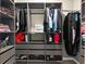 Walk-in closet features shelves and drawers full of clothing and accessories at 18317 Gulf Ranch Pl, Bradenton, FL 34211