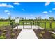 Community dog park with separate fenced areas for small and large breeds and lots of shade at 18317 Gulf Ranch Pl, Bradenton, FL 34211