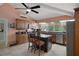 Modern kitchen features granite countertops, stainless steel appliances, and a center island at 22063 Lake Lindsey Rd, Brooksville, FL 34601