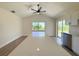 Spacious kitchen island with quartz countertop and stainless steel appliances at 2420 16Th W St, Palmetto, FL 34221