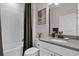 Stylish bathroom features a sleek vanity, bathtub, and elegant fixtures at 26000 Seastone Dr, Englewood, FL 34223