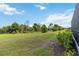 Picturesque backyard featuring an expansive green lawn with verdant landscaping at 2794 Butterfly Jasmine Trl, Sarasota, FL 34240