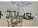 Elegant clubhouse interior featuring high ceilings, stylish furniture, and a bright open space at 2794 Butterfly Jasmine Trl, Sarasota, FL 34240