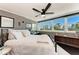 Bright bedroom with large windows, stylish decor, and comfortable furnishings at 33 S Gulfstream Ave # 306, Sarasota, FL 34236