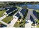 Aerial view of a neighborhood at 3631 Shimmering Oaks Dr, Parrish, FL 34219