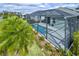 Screened in pool in backyard with a view at 3631 Shimmering Oaks Dr, Parrish, FL 34219