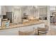 Stylish kitchen featuring granite countertops, and bar seating at 3804 Amapola Ln, Sarasota, FL 34238