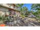 Outdoor deck and backyard area with plants at 4122 Old Bradenton Rd, Sarasota, FL 34234