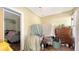 Another view of the living room; it's bright, with hardwood floors at 4122 Old Bradenton Rd, Sarasota, FL 34234