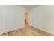 Bright bedroom features wood-look floors and neutral walls at 4206 Park Willow Ave, Palmetto, FL 34221