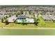 Community pool with cabana offers residents a relaxing oasis surrounded by picturesque homes at 4206 Park Willow Ave, Palmetto, FL 34221