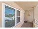 External view of the home's well-maintained hallway featuring neutral colors and a welcoming atmosphere at 4570 Pinebrook Cir # 508, Bradenton, FL 34209