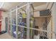 This storage unit features caged storage for outdoor items like golf clubs and beach accessories at 4570 Pinebrook Cir # 508, Bradenton, FL 34209