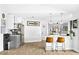 This kitchen features counter seating and stainless steel appliances at 4612 Masefield Pl, Sarasota, FL 34241