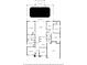 Detailed floor plan showcasing the layout of the house, including bedrooms, kitchen, and living areas at 4951 Brightstone Pl, Spring Hill, FL 34609