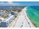 Breathtaking aerial view of the beach and complex offering scenic views at 5300 Gulf Dr # 501, Holmes Beach, FL 34217