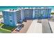 Beautiful beach condominium with ocean view, landscaped lawn, and convenient parking spaces at 5300 Gulf Dr # 501, Holmes Beach, FL 34217