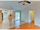 Bright kitchen with light wood cabinets, granite counters, and stainless appliances overlooking eat in area at 8402 13Th Nw Ave, Bradenton, FL 34209