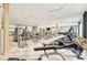 Well-equipped fitness center with modern exercise machines, including treadmills and weight training equipment at 8731 52Nd E Dr, Bradenton, FL 34211