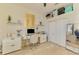 Well-lit office space featuring a desk and convenient closet storage at 8731 52Nd E Dr, Bradenton, FL 34211