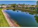 Beautiful waterfront view of the lake at 8731 52Nd E Dr, Bradenton, FL 34211