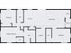 Detailed floor plan showing layout of bedrooms, bathrooms, kitchen, living room, foyer, porch, laundry and W.I.C at 1040 Hope St, Venice, FL 34285