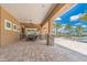 Spacious outdoor lounge area with comfortable seating and open views at 11411 Spring Gate Trl, Bradenton, FL 34211