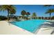 Beautiful community pool with ample seating and lush landscaping at 11603 Bluebird Pl, Lakewood Ranch, FL 34211