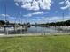 View of a marina with many sailboats at 1801 Marilyn Ave, Bradenton, FL 34207