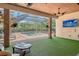 Screened patio with a pool and outdoor seating, perfect for relaxation and entertainment at 1813 Boyce St, Sarasota, FL 34239
