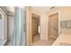 Functional bathroom featuring a step-in shower and ample vanity space at 4308 Kingston Loop, Sarasota, FL 34238