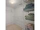 Well-organized walk-in closet with adjustable shelving for ample storage at 4530 Pinebrook Cir # 109, Bradenton, FL 34209
