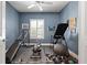 Well-equipped home gym provides space for a variety of fitness activities at 5373 Anthony Ln, Sarasota, FL 34233