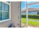 An outdoor shower provides convenience and refreshment by the pool area at 5373 Anthony Ln, Sarasota, FL 34233