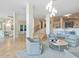Elegant lobby with tile floors, modern lighting, and comfortable seating at 707 S Gulfstream Ave # 301, Sarasota, FL 34236