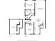 Detailed floor plan displaying layout and dimensions of rooms including the kitchen and living/dining area at 7532 Marsh Orchid Cir # 8-201, Bradenton, FL 34203