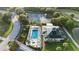 The recreational area features a community pool, clubhouse, and tennis courts at 7532 Marsh Orchid Cir # 8-201, Bradenton, FL 34203