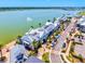 Stunning aerial view of waterfront homes on a tranquil lake at 8272 Summer Night Rd, Sarasota, FL 34241