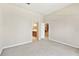 Spacious bedroom with neutral carpet has ample room for furniture and decor at 9008 Brookfield Ter, Bradenton, FL 34212