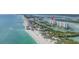 Panoramic view of the beachfront condos located on the Gulf Coast with private access at 9393 Midnight Pass Rd # 603, Sarasota, FL 34242