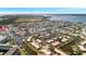 Breathtaking aerial view of a waterfront community, showcasing the extensive canal system and vibrant coastal living at 9822 Desoto Ct # 0, Bradenton, FL 34210