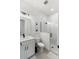 Modern bathroom featuring a sleek design and walk-in shower with glass enclosure at 10030 Degas Ter, Bradenton, FL 34212