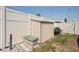 Fenced backyard with storage shed and room for outdoor activities at 1190 Jamaica Rd, Venice, FL 34293