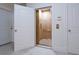 Interior elevator with wood paneling, digital display, and gold accents at 1423 & 1435 Hillview Dr, Sarasota, FL 34239